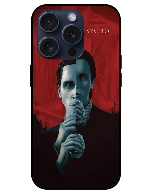 American Psyco  Glossy Glass Back Cover