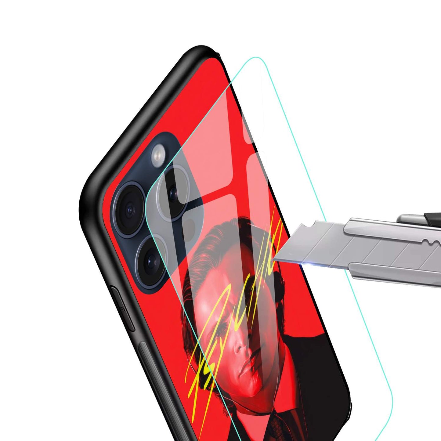 American Psyco  Glossy Glass Back Cover