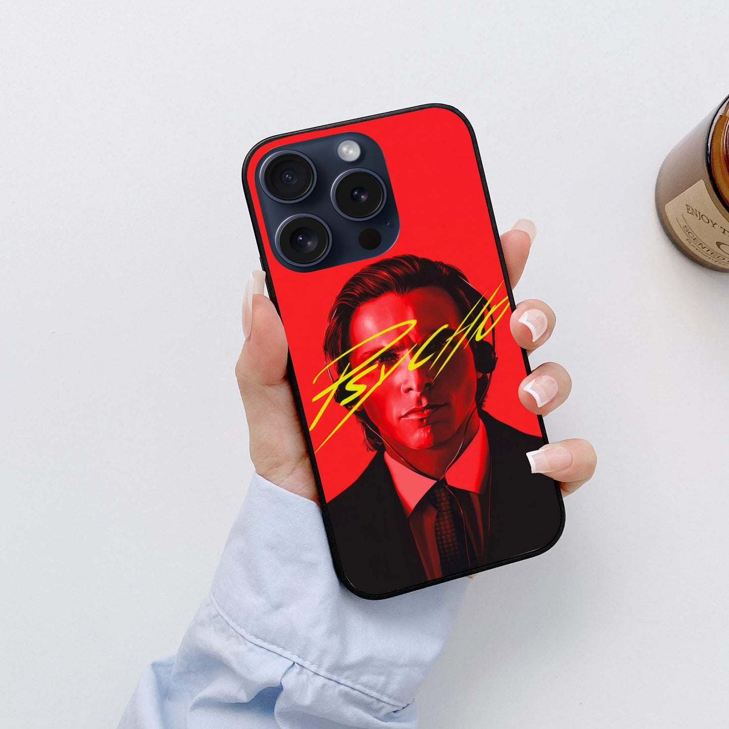 American Psyco  Glossy Glass Back Cover