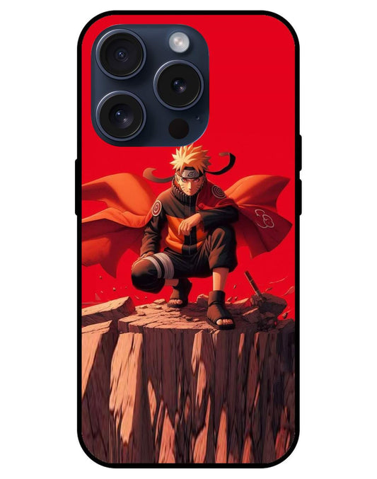 Naruto Usumaki Naruto Glossy Glass Back Cover