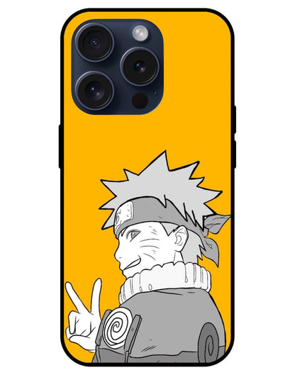 Naruto Usumaki Naruto Glossy Glass Back Cover