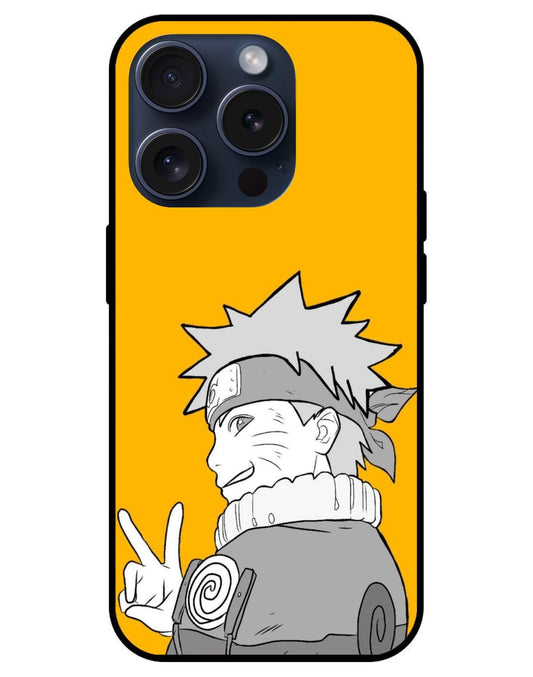 Naruto Usumaki Naruto Glossy Glass Back Cover