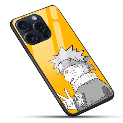 Naruto Usumaki Naruto Glossy Glass Back Cover