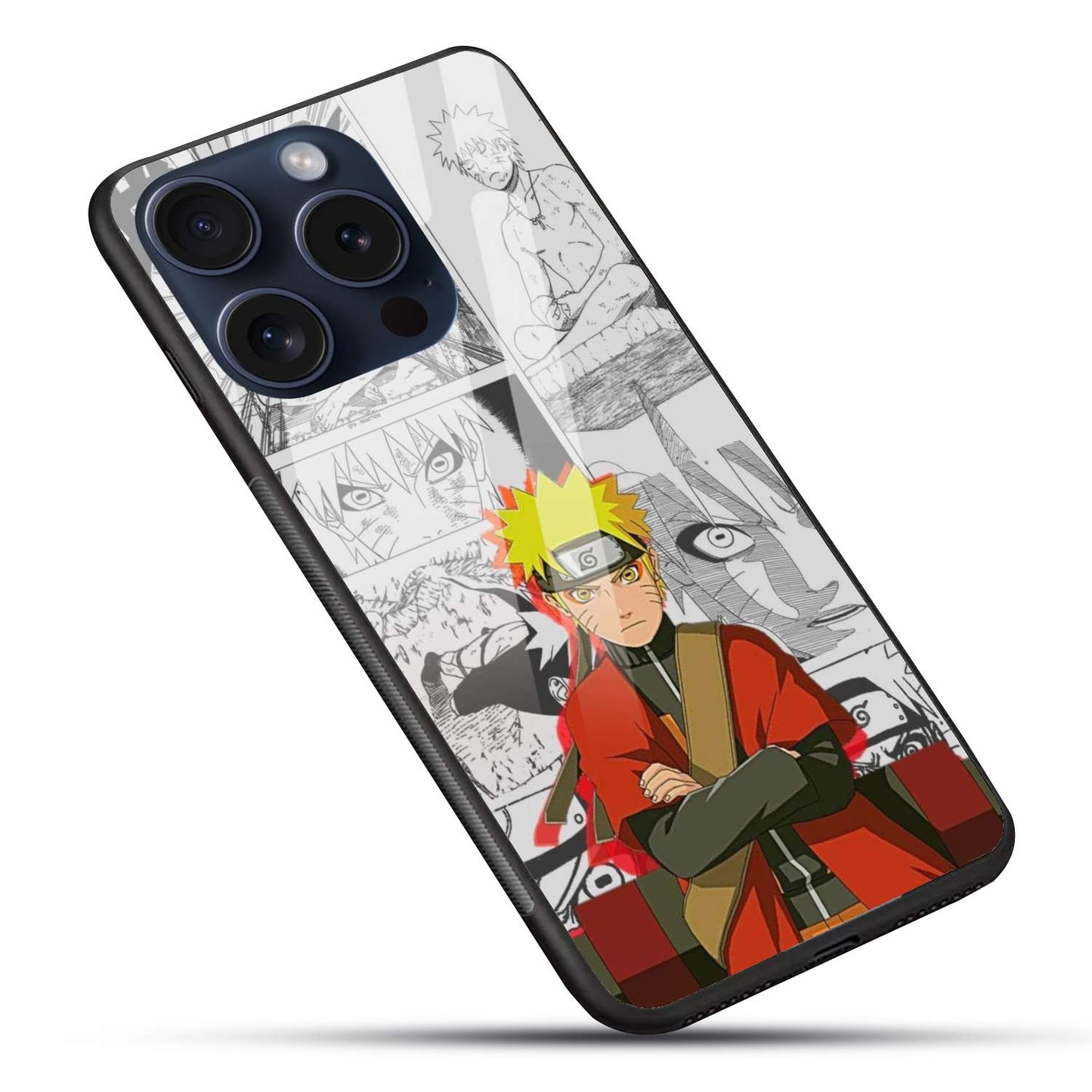 Naruto Usumaki Naruto Glossy Glass Back Cover