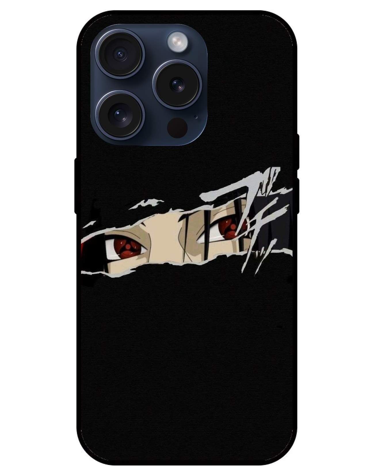 Itachi Uchiha Naruto Glossy Glass Back Cover