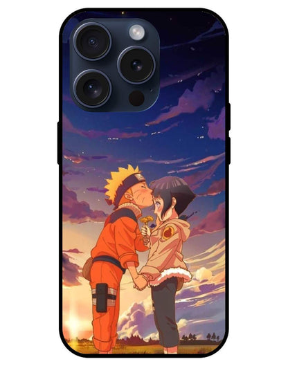 Naruto And Hinata Naruto Glossy Glass Back Cover