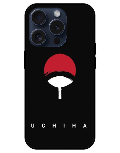 Uchiha Symbol Naruto Glossy Glass Back Cover