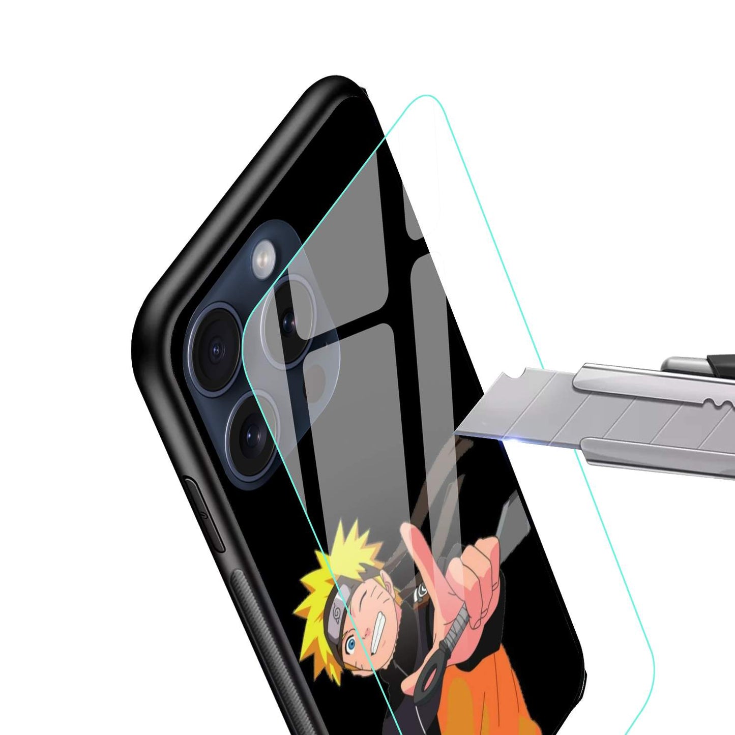 Naruto Usumaki Naruto Glossy Glass Back Cover