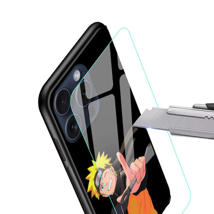 Naruto Usumaki Naruto Glossy Glass Back Cover