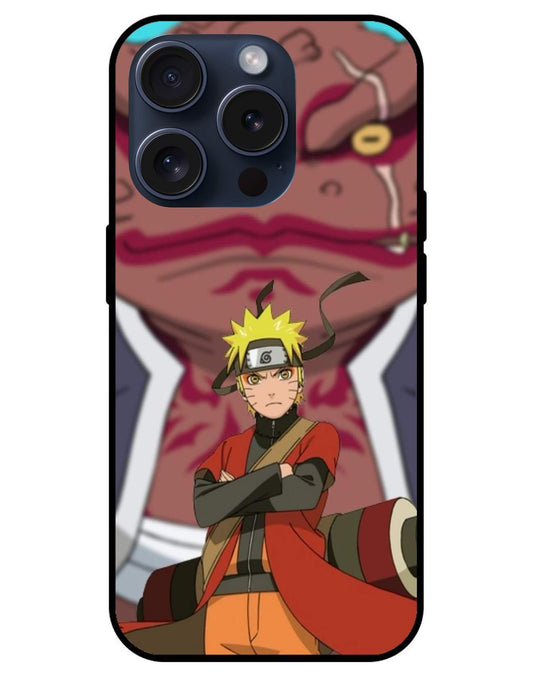 Naruto Usumaki Naruto Glossy Glass Back Cover