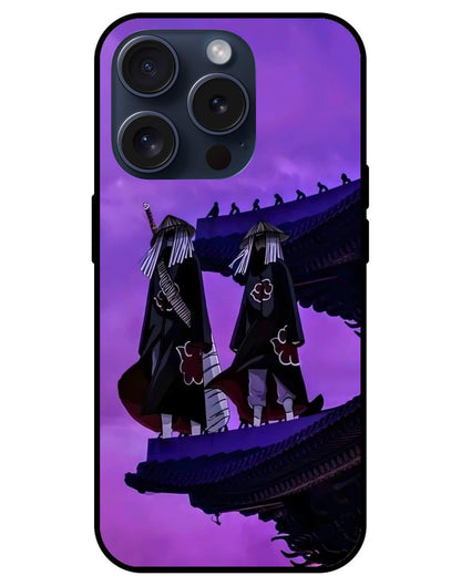 Akatsuki Naruto Glossy Glass Back Cover