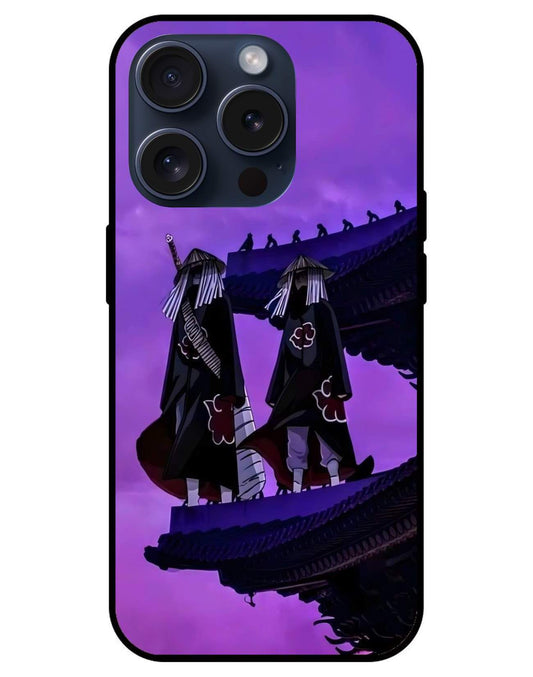 Akatsuki Naruto Glossy Glass Back Cover