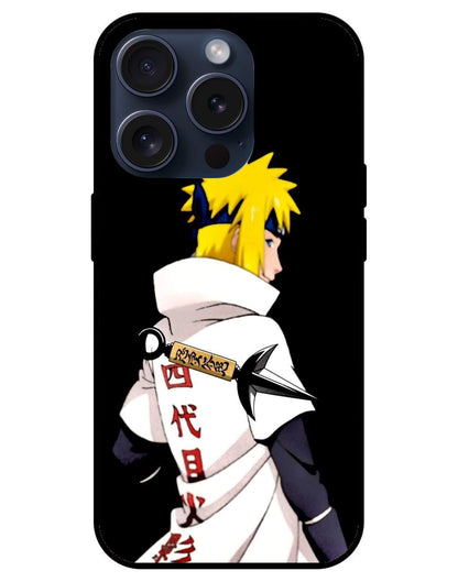 Minato Namekaze Naruto Glossy Glass Back Cover