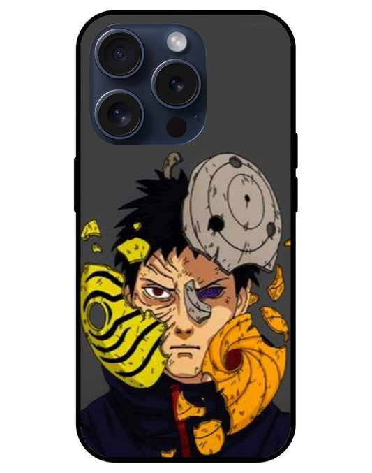 Obito Uchiha Naruto Glossy Glass Back Cover