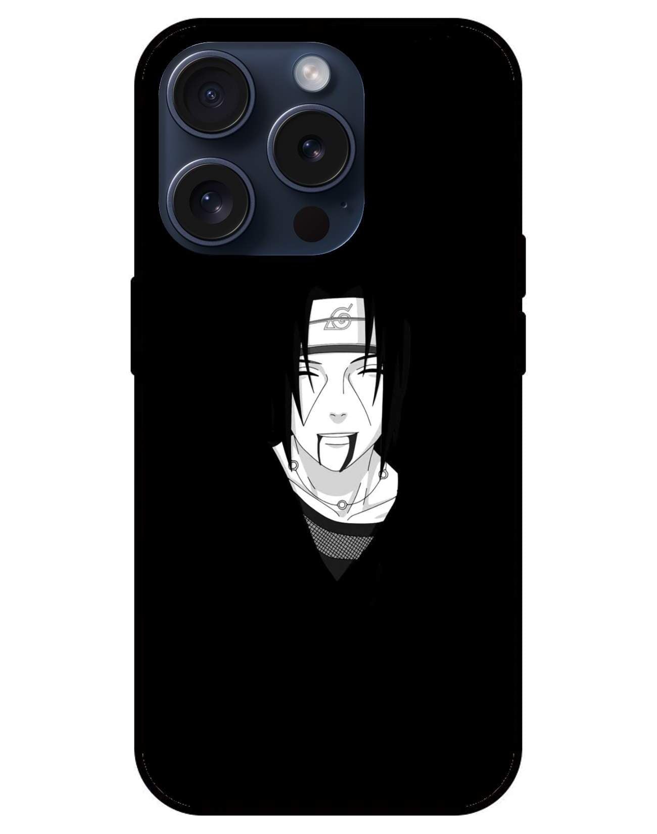 Itachi Uchiha Naruto Glossy Glass Back Cover