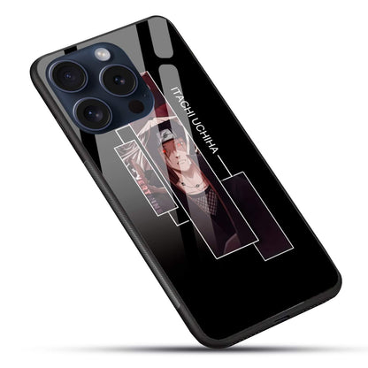 Itachi Uchiha Naruto Glossy Glass Back Cover