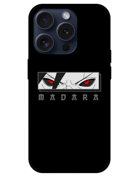 Madara Uchiha Naruto Glossy Glass Back Cover