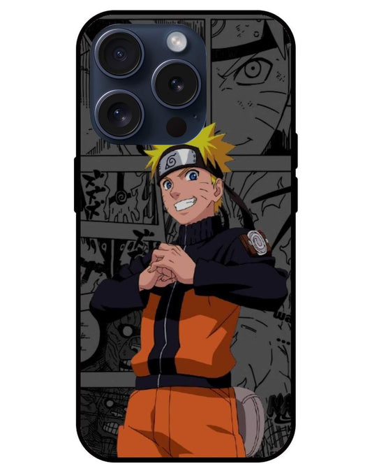 Naruto Uzumaki Naruto Glossy Glass Back Cover