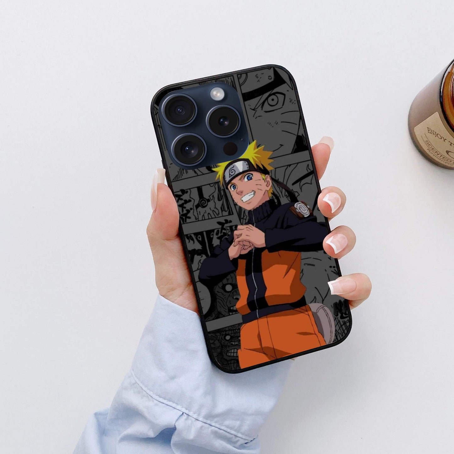 Naruto Uzumaki Naruto Glossy Glass Back Cover