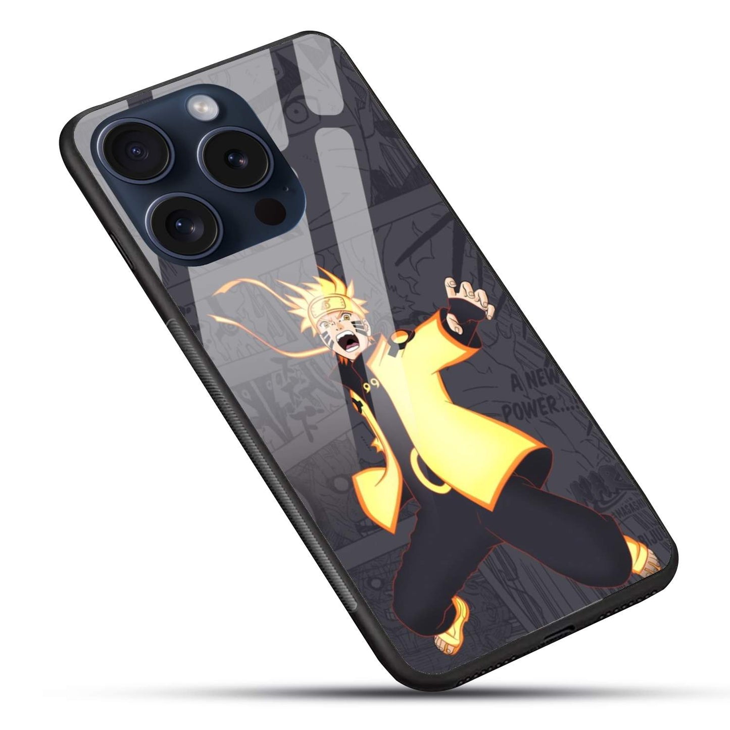 Pain Naruto Glossy Glass Back Cover