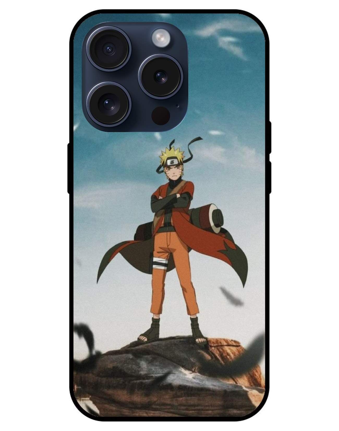 Naruto Uzumaki Naruto Glossy Glass Back Cover