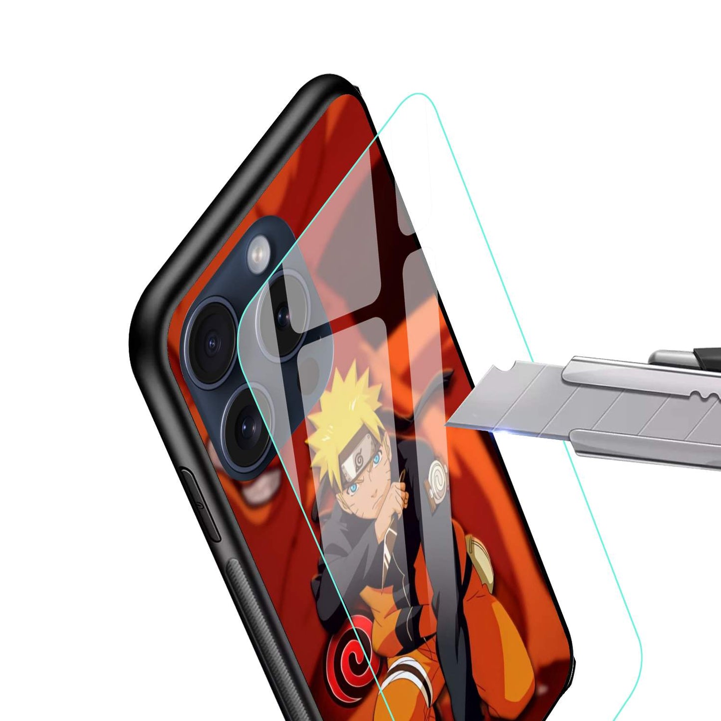 Naruto Uzumaki Naruto Glossy Glass Back Cover