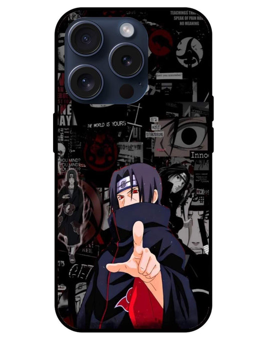 Itachi uchiha Naruto Glossy Glass Back Cover