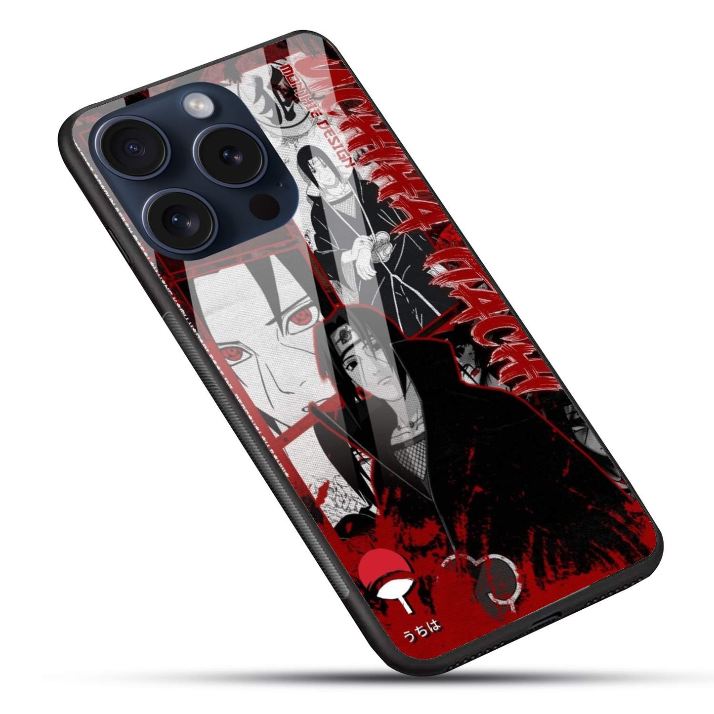 Itachi uchiha Naruto Glossy Glass Back Cover