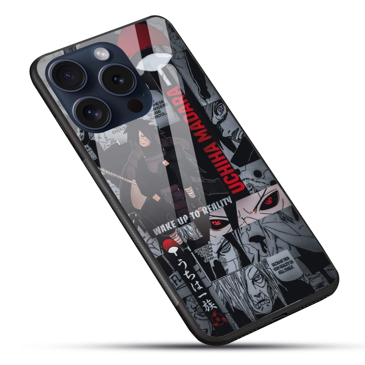 Madara uchiha Naruto Glossy Glass Back Cover