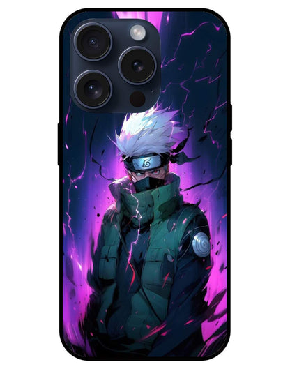 Kakashi Hatake Naruto Glossy Glass Back Cover