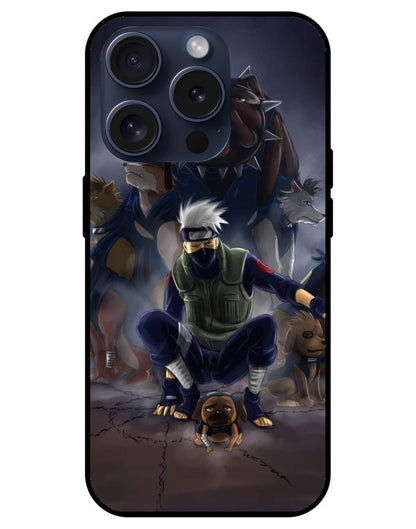 Kakashi Hatake Naruto Glossy Glass Back Cover