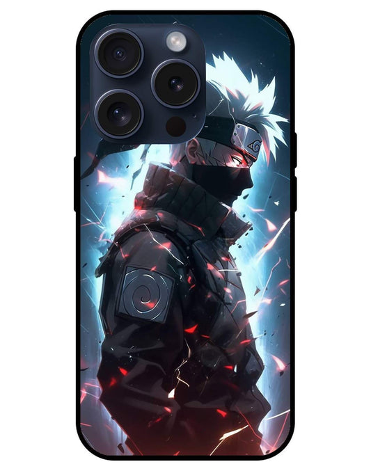 Kakashi Hatake Naruto Glossy Glass Back Cover