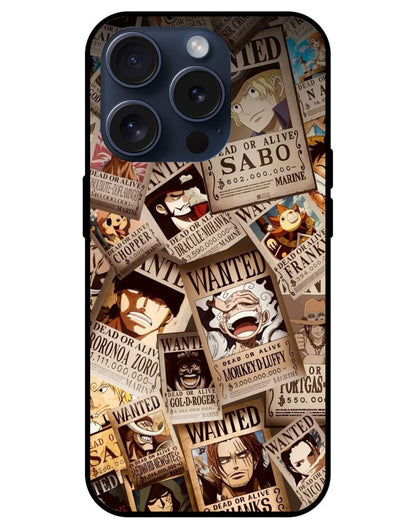 wanted One Piece Glossy Glass Back Cover