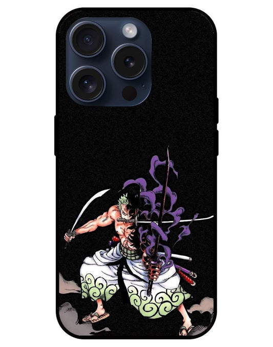 Roronoa Zoro One Piece Glossy Glass Back Cover