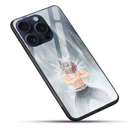 Inusuke Demon Slayer Glossy Glass Back Cover