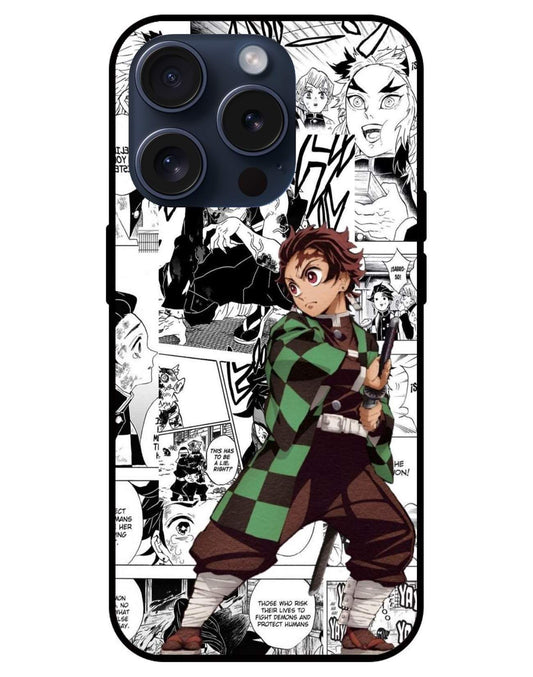 Tanjiro Demon Slayer Glossy Glass Back Cover