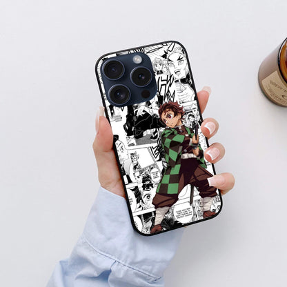 Tanjiro Demon Slayer Glossy Glass Back Cover