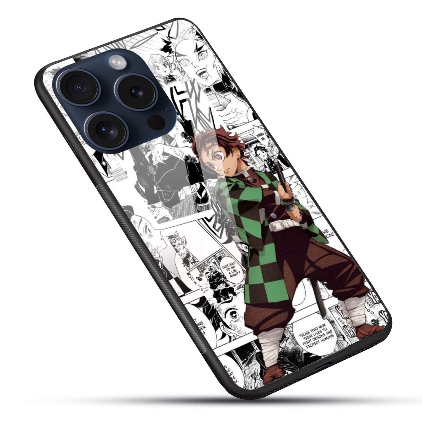 Tanjiro Demon Slayer Glossy Glass Back Cover