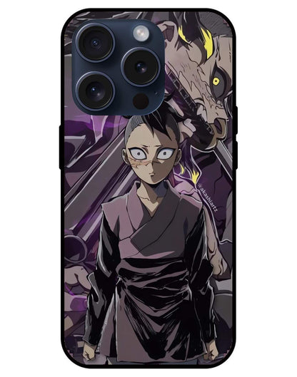 Genya Shinazugawa Demon Slayer Glossy Glass Back Cover