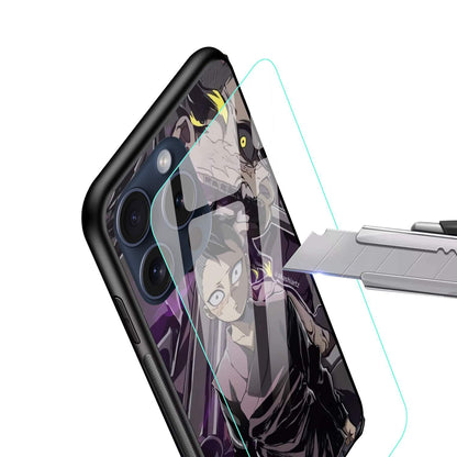 Genya Shinazugawa Demon Slayer Glossy Glass Back Cover