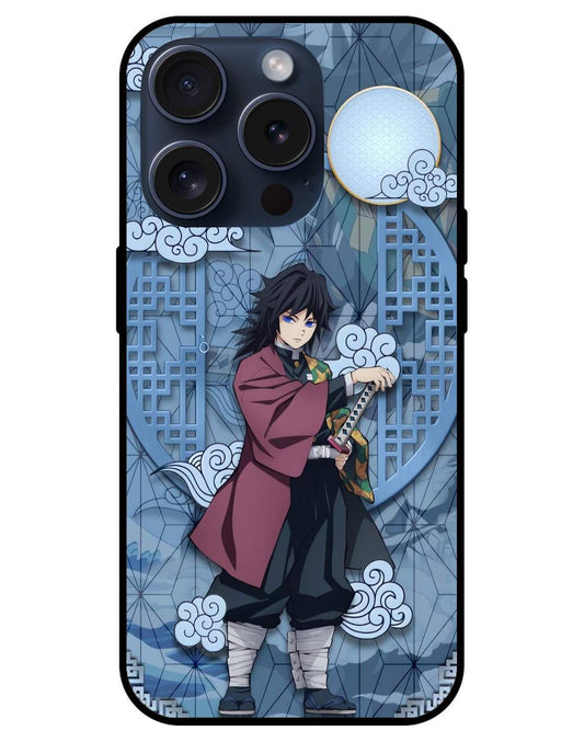 Tengen Uzui Demon Slayer Glossy Glass Back Cover