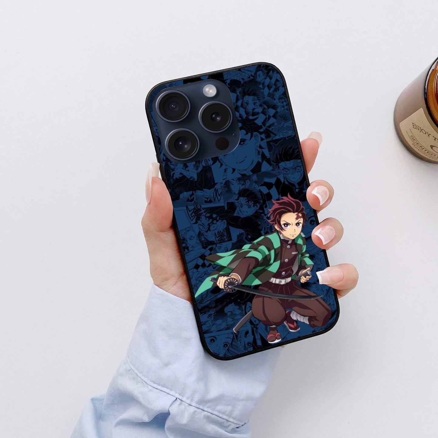 Tanjiro Demon Slayer Glossy Glass Back Cover