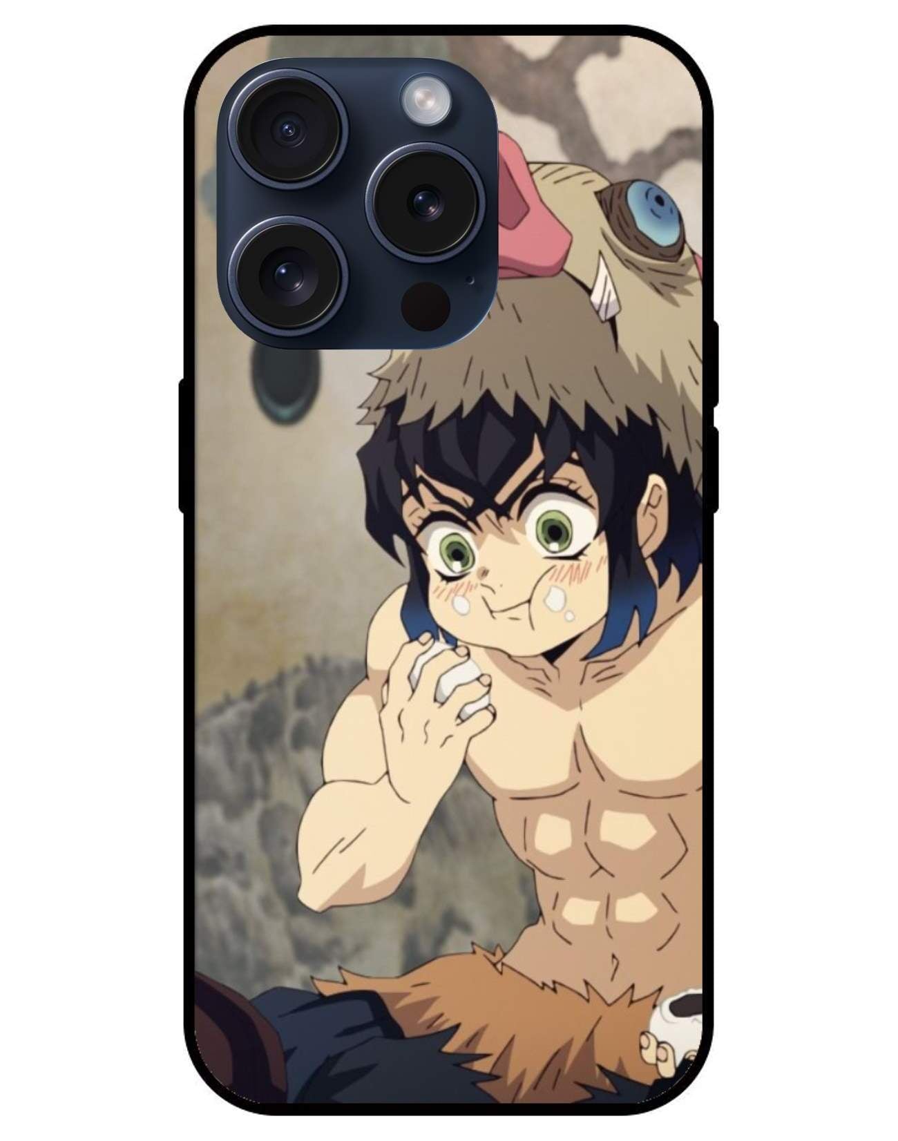 Inusuke Demon Slayer Glossy Glass Back Cover