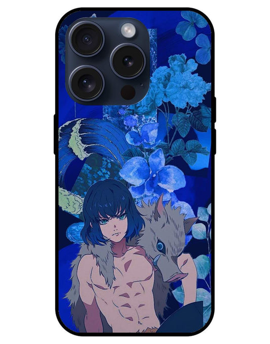 Inusuke Demon Slayer Glossy Glass Back Cover