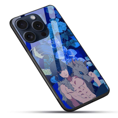 Inusuke Demon Slayer Glossy Glass Back Cover