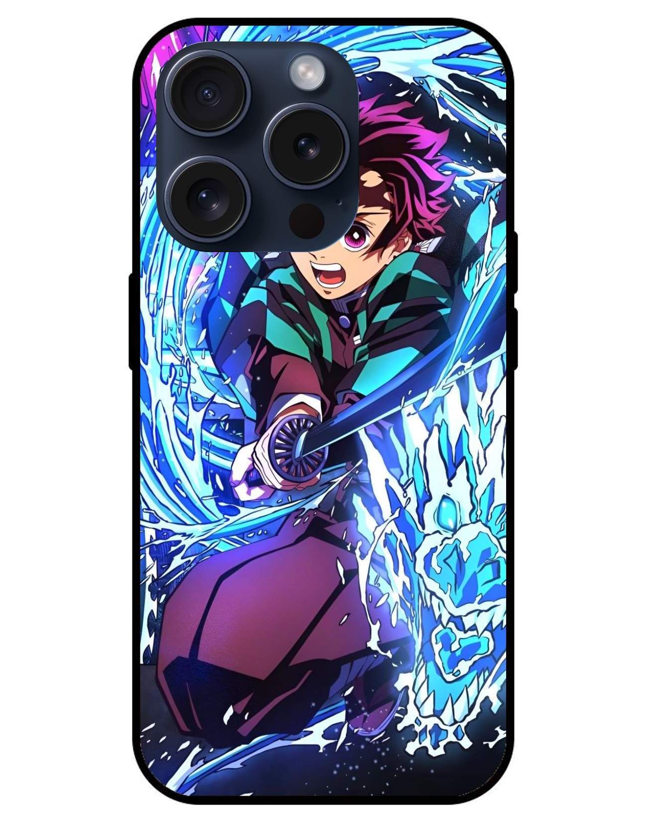 Tanjiro Demon Slayer Glossy Glass Back Cover