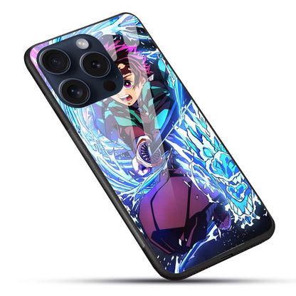 Tanjiro Demon Slayer Glossy Glass Back Cover