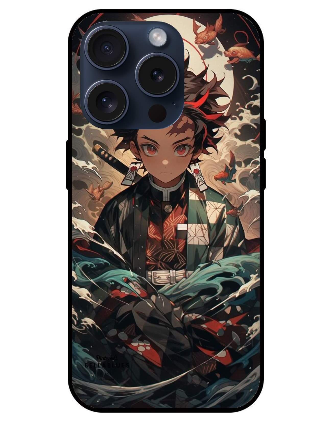 Tanjiro Demon Slayer Glossy Glass Back Cover