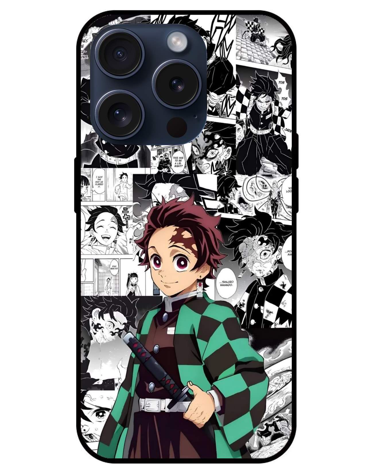 Tanjiro Demon Slayer Glossy Glass Back Cover