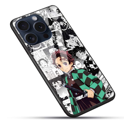 Tanjiro Demon Slayer Glossy Glass Back Cover